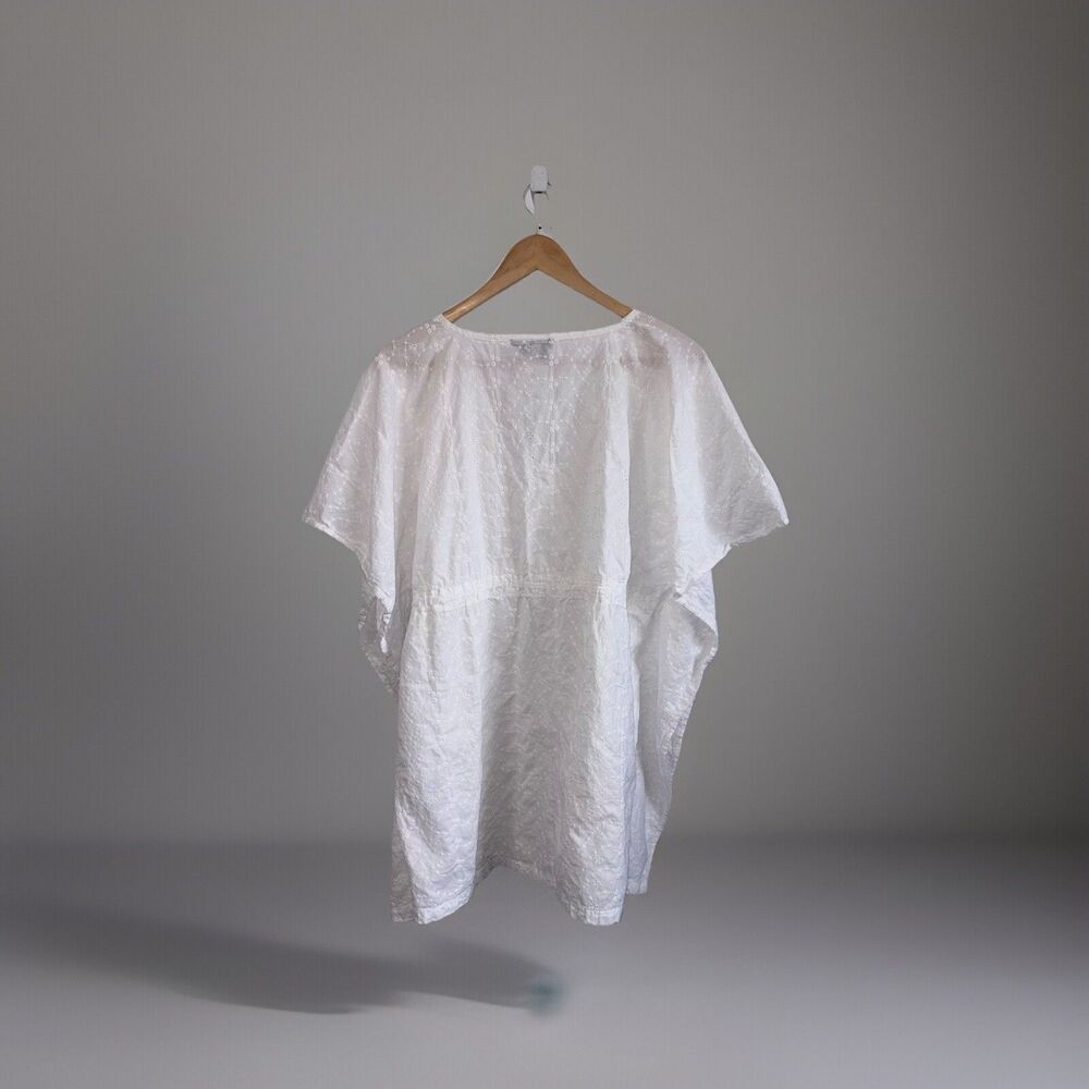 Ralph Lauren White Eyelet Drawstring Coverup Top … - image 5